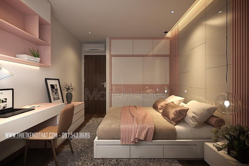 Giường ngủ chung cư hiện đại Giường ngủ chung cư hiện đại