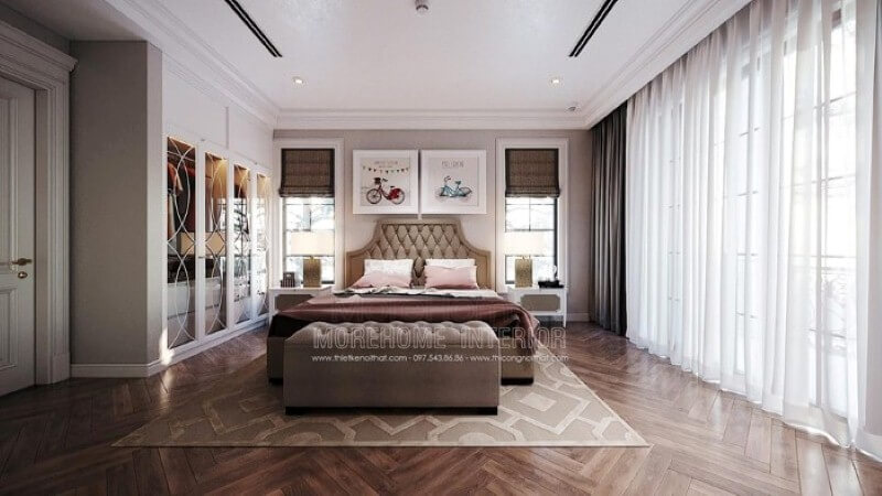 Tranh canvas treo tường hình xe đạp đẹp, đáng yêu cho phòng con. Mẫu nội thất biệt thự đẹp