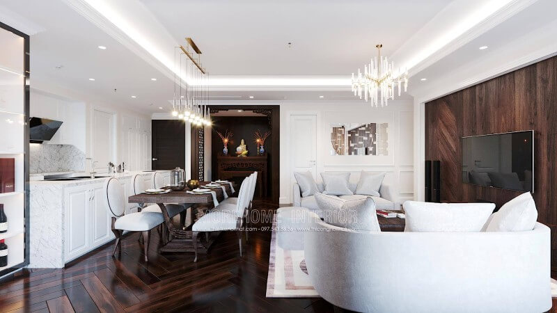 Thiết kế nội thất chung cư đầy ấn tượng thiết kế nội thất chung cư
