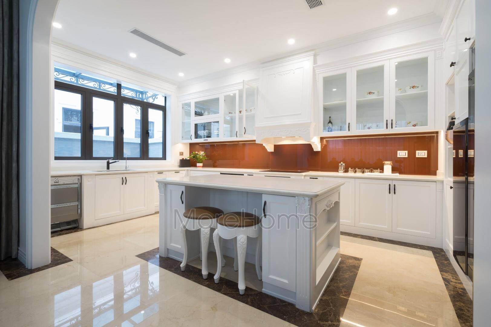 Nội thất tân cổ điển kiểu Pháp luôn khiến khách hàng ấn tượng bởi sự trang nhã trong thiết kế Gợi ý các mẫu thiết kế phòng bếp đẹp, hiện đại