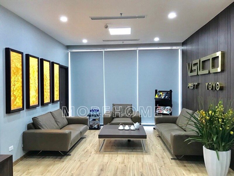 Thiết kế nội thất phòng giám đốc đẹp với cách bố trí đồ nội thất tinh tế, sang trọng.