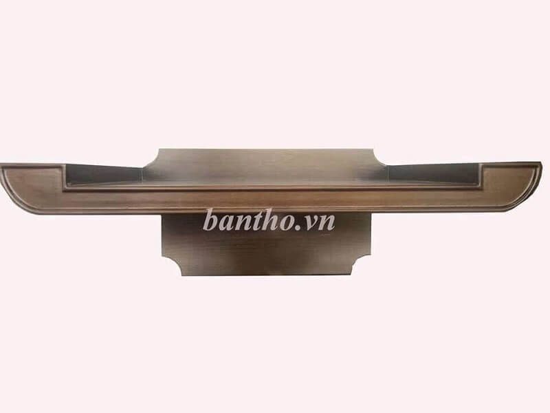 Mẫu bàn thờ treo tường nhỏ gọn giúp tiết kiệm diện tích không gian căn phòng.