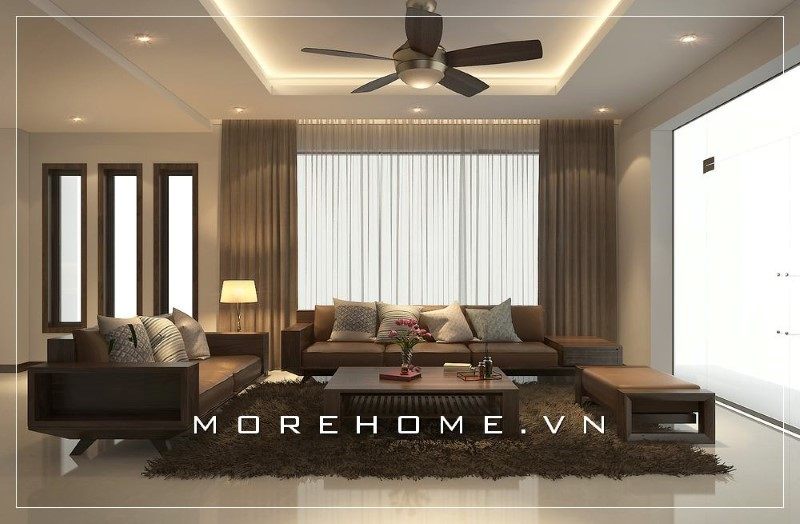 Bàn ghế sofa gỗ óc chó có thiết kế đơn giản, không quá phức tạp nhưng vẫn có tính hiện đại và làm hài lòng người sử dụng.
